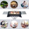 Stainless Steel protable Outdoor Barbecue Grill Large