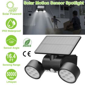 Solar Wall Light Outdoor PIR Motion Sensor Dusk To Dawn Solar Lamps