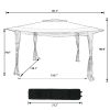 Outdoor 12x12Ft Pop Up Gazebo Tent, Suitable for Patio And Garden, With 140 Square Feet Of Shade, Portable With Carry Bag And Counterweight Sandbags-B