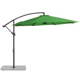 9.8FT Outdoor Adjustable  Hanging Patio Umbrella XH