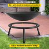 Outdoor Recreation Dinning Barbeque 2-in-1 Heating & BBQ Fire Pit