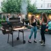Outdoor Party Backyard Dinner Mobile Oil Drum Charcoal Furnace