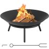 Outdoor Recreation Dinning Barbeque 2-in-1 Heating & BBQ Fire Pit